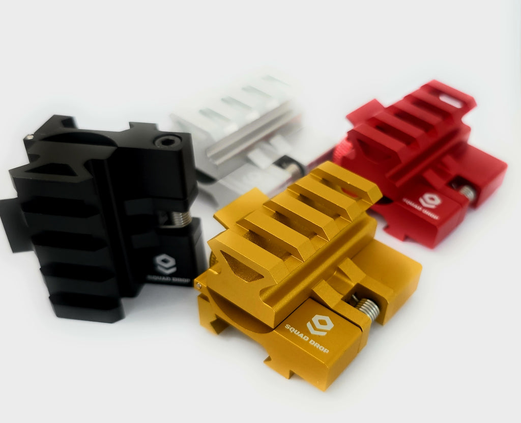 SQUAD DROP Universal Flip Ghost Ring Optic Rail Black