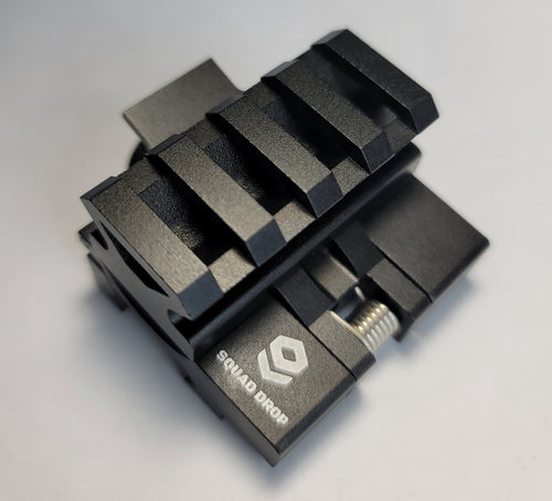 SQUAD DROP Universal Flip Ghost Ring Optic Rail Black