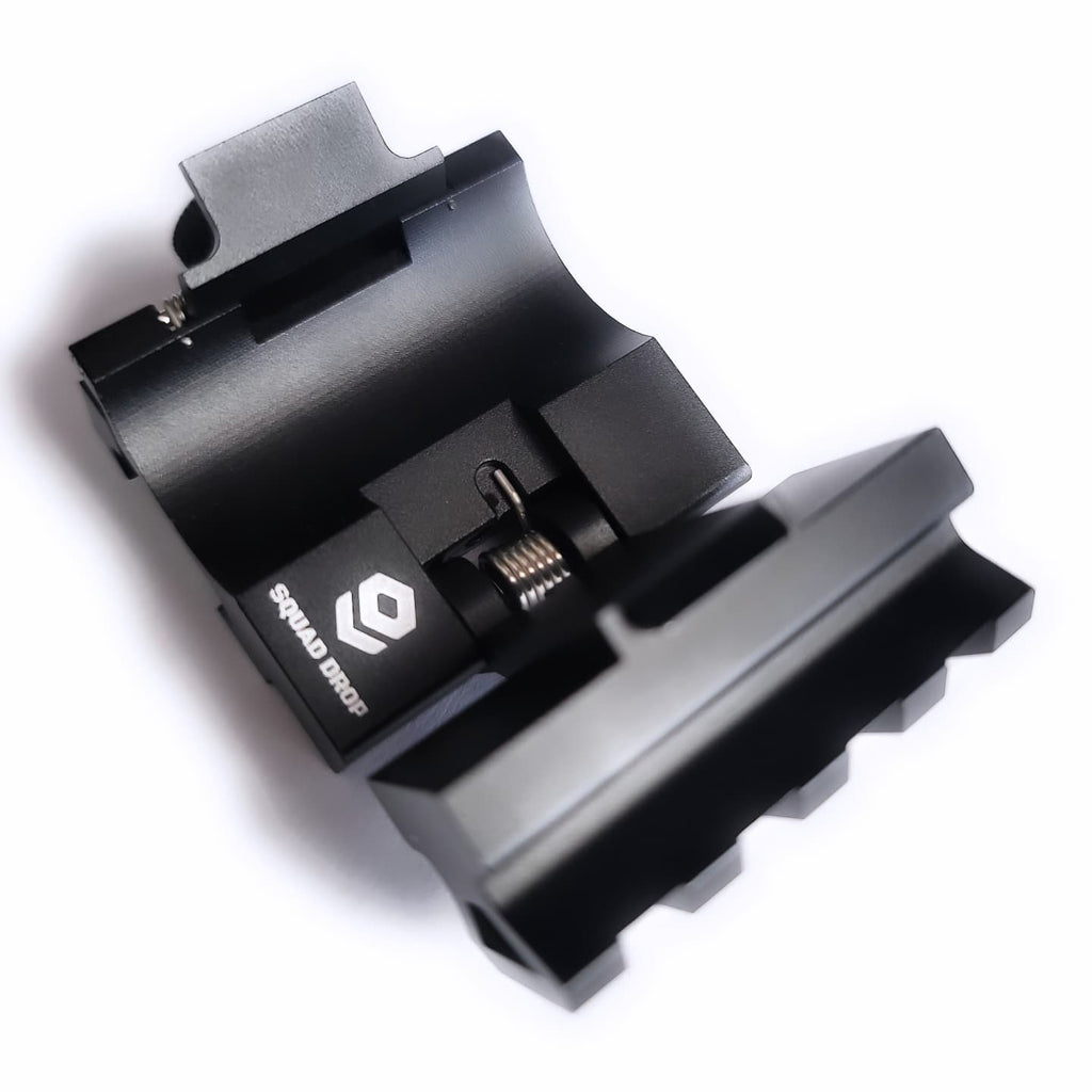 SQUAD DROP Universal Flip Ghost Ring Optic Rail Black